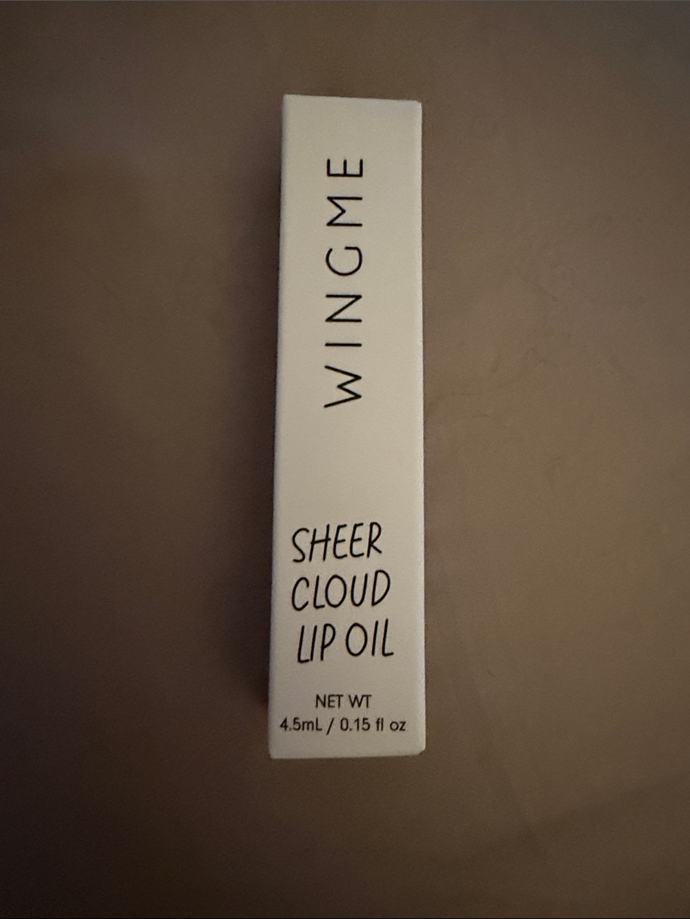 Wingme Sheer Cloud Lip Oil — Cream Sheer Tint